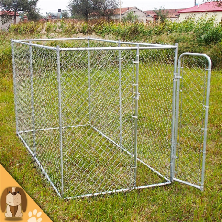 Chain Link Dog Kennel1