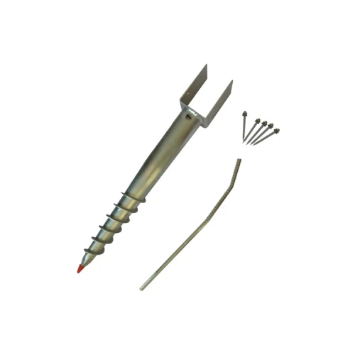 Gegalvaniseerde U-type grondschroef