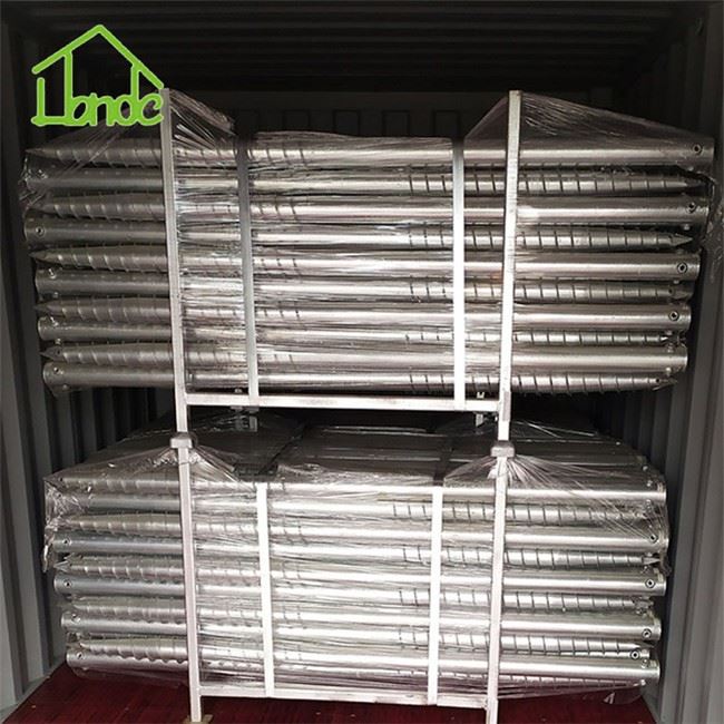 Steel Ground Screw Anchor Pole